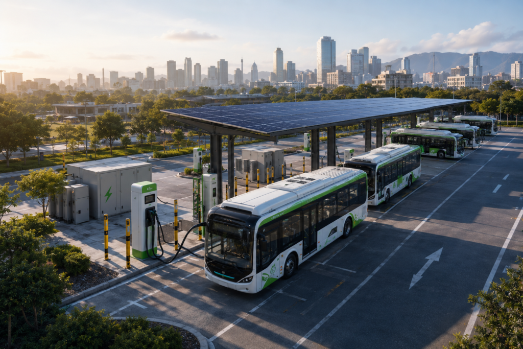 Electrolineras y buses eléctricos los retos de infraestructura para la transición energética